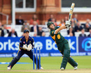 Chris Read goes over the leg side as he helps Nottinghamshire recover