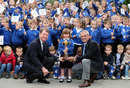 Tom Watson and Paul McGinley at the launch of the Ryder Cup education programme