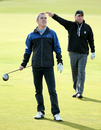 James Nesbitt is punished in unusual manner following a poor shot from the second tee
