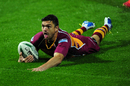 Danny Brough scores a try
