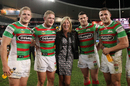 The Burgess brothers pose with mother Julie