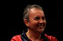 Phil Taylor smiles after victory