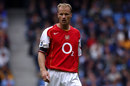 Dennis Bergkamp watches the action