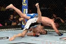 Jake Shields jumps on Demian Maia in their welterweight bout