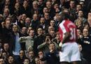 Sol Campbell is jeered by Tottenham fans