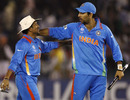 Sachin Tendulkar and Yuvraj Singh are pleased to be in the World Cup final