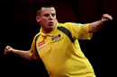 Dave Chisnall celebrates to the crowd