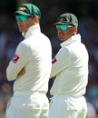 Michael Clarke and Ricky Ponting watch the runs flow