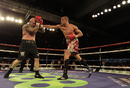 Lucas Browne covers up against Richard Towers