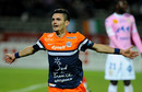 Remy Cabella celebrates scoring for Montpellier 