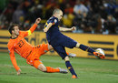 Andres Iniesta lashes home the winning goal