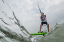 Austria's Christopher Arjent  in action during the IKA Kiteboarding World Championships