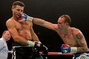 George Groves lands a huge right hand on Carl Froch
