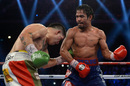 Manny Pacquiao lays into  Brandon Rios during their WBO International Welterweight title fight