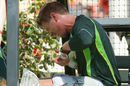 James Faulkner suffered a fractured thumb during a nets session