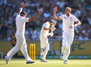 Stuart Broad struck twice in the closing overs
