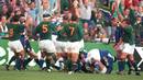 South Africa grab a try against Samoa