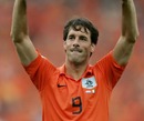 Ruud van Nistelrooy salutes his Dutch admirers