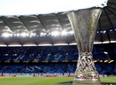 The cup is seen prior to kick-off