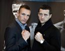 Carl Froch and Mikkel Kessler clench fists
