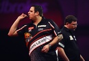 Adrian Lewis in action against James Wade