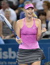 Maria Sharapova defeated Caroline Garcia 6-3 6-0 as she returned to action for the first time in four-and-a-half months
