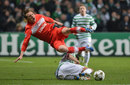 Kim Kallstrom in action for Spartak Moscow against Celtic in the Champions League