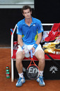 Andy Murray ponders his defeat aginst David Ferrer defeat at the Rome Masters