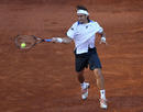 David Ferrer fires a forehand winner in his victory over Andy Murray