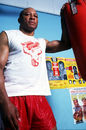 James Bonecrusher Smith photographed at a London gym