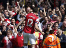 Olivier Giroud had Arsenal fans celebrating with an early goal against West Brom