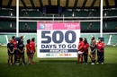 The promotion for the Rugby World Cup gets underway at Twickenham