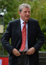 England manager Roy Hodgson arrives for England World Cup squad announcement press conference