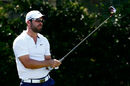Paul Casey watches a tee shot in the opening round of the Byron Nelson Championship
