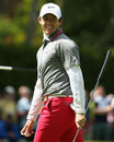 Rory McIlroy is all smiles during the final round of the BMW PGA Championship