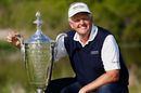Colin Montgomerie finally landed a title on US soil with victory in the Senior PGA Championship