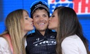 Julian Arredondo celebrates winning stage 18 of the Giro d'Italia