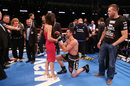 Carl Froch proposes to his girlfriend after knocking out George Groves