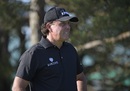 Phil Mickelson waits to tee off at the Memorial
