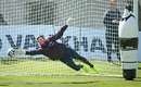 Ben Foster in training as part of England's World Cup warm-up