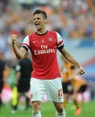 Olivier Giroud celebrates victory in the FA Cup final