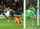 Mesut Ozil scores Germany's second goal in extra time
