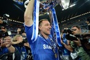 John Terry holds the Champions League trophy