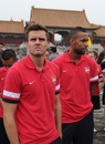 Carl Jenkinson and Kyle Bartley visit the Forbidden City