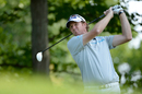 Tim Petrovic tees off on the 15th hole during the first round of the Canadian Open