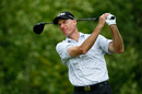 Jim Furyk tees off on the fourth hole during the third round of the Canadian Open