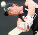 Paul Collingwood practices his six hitting ahead of England's semi-final clash