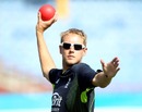 Stuart Broad takes part in training