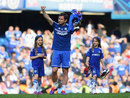 Frank Lampard says farewell to Chelsea with his daughters Luna and Isla