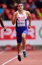 Adam Gemili reached the semi-finals of the men's 200m